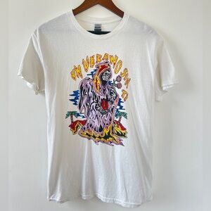 Bad bunny un verano sin ti tour white t shirt size M